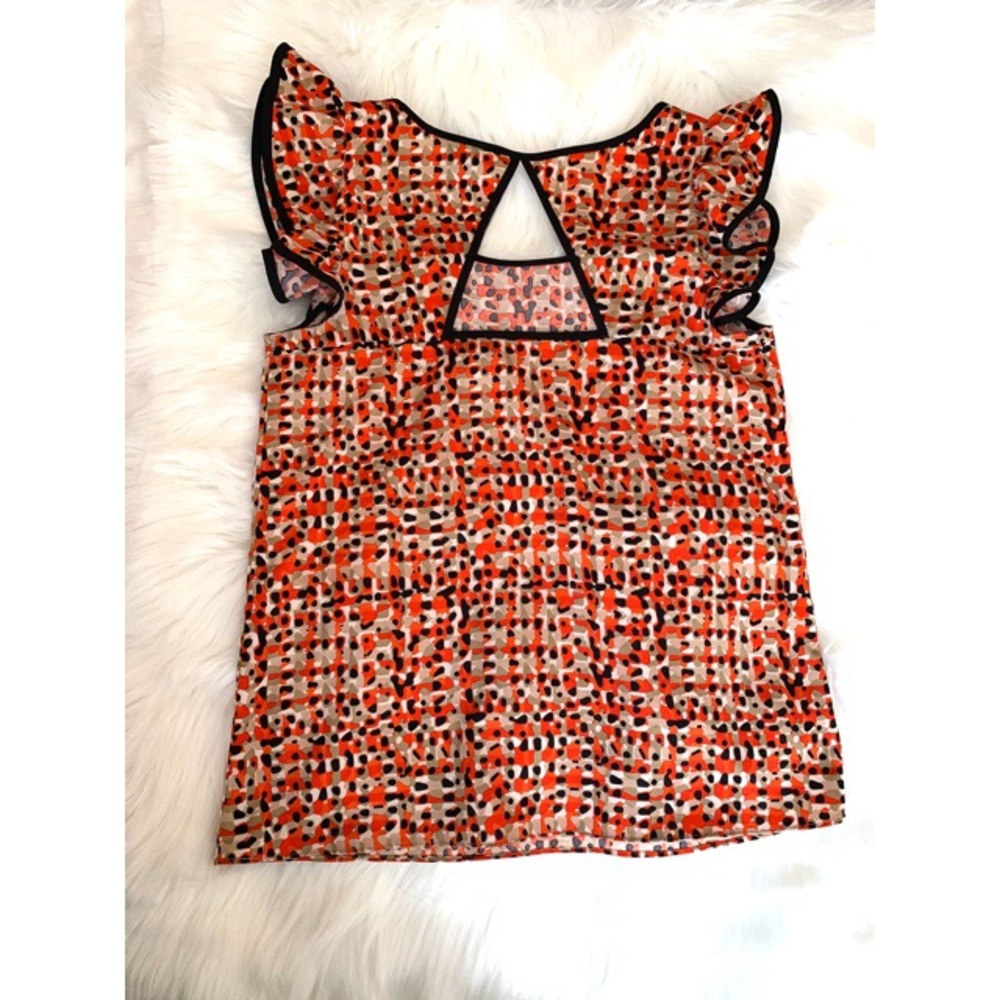 Ann Taylor Ruffle Sleeve Top - Picture 4 of 8
